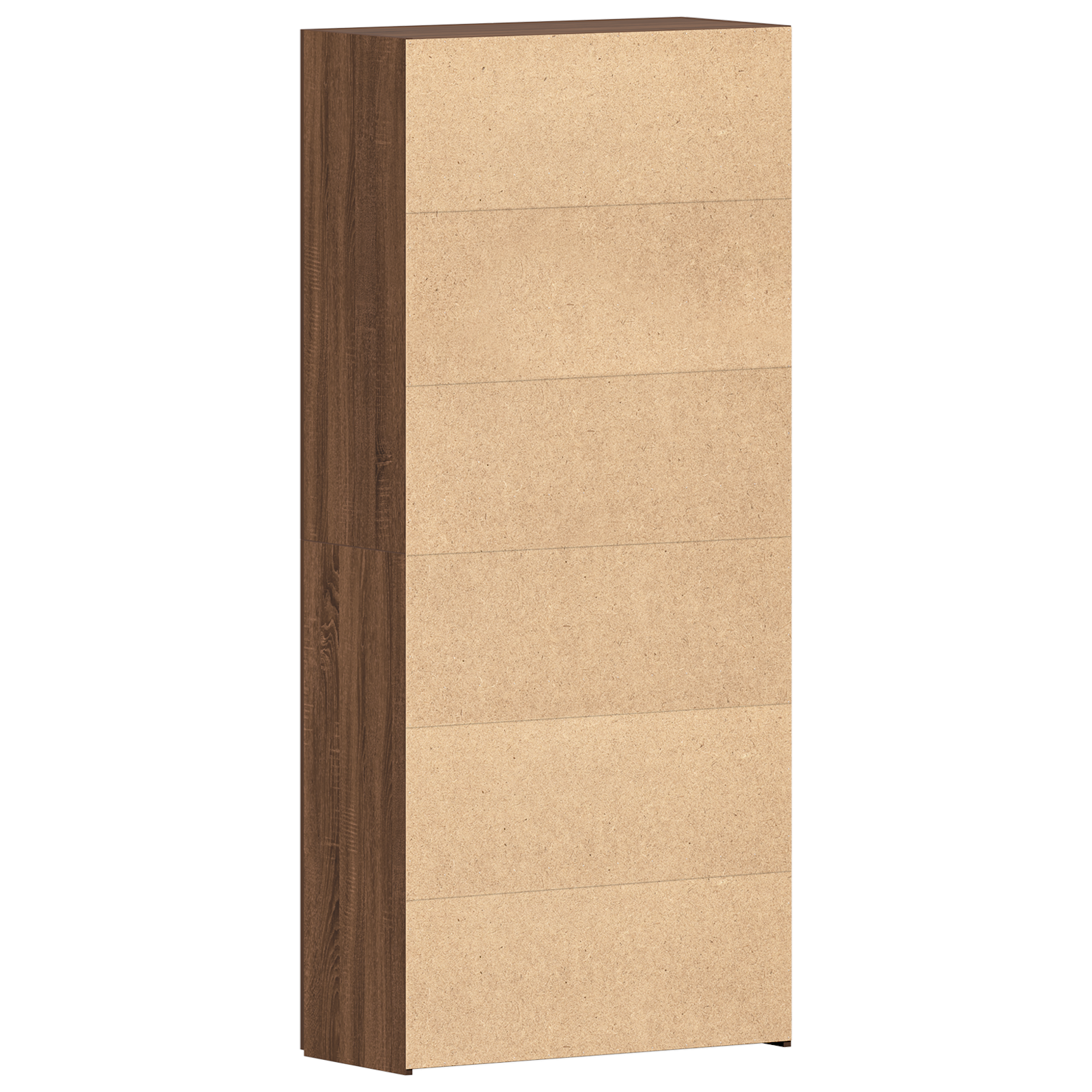 Cabinet per scarpe Marrone Rovere 80x35,5x180 cm Legno ingegnerizzato