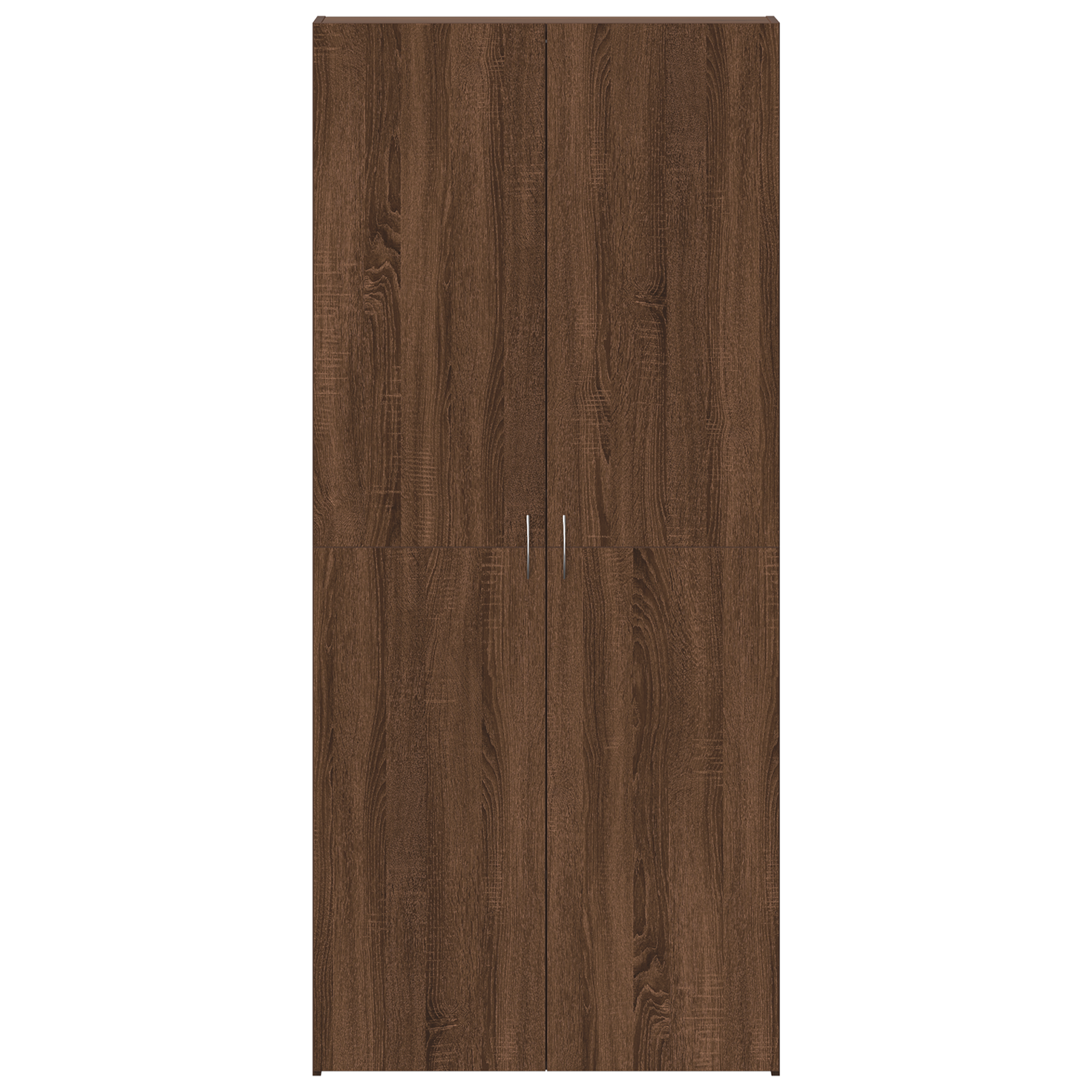 Cabinet per scarpe Marrone Rovere 80x35,5x180 cm Legno ingegnerizzato