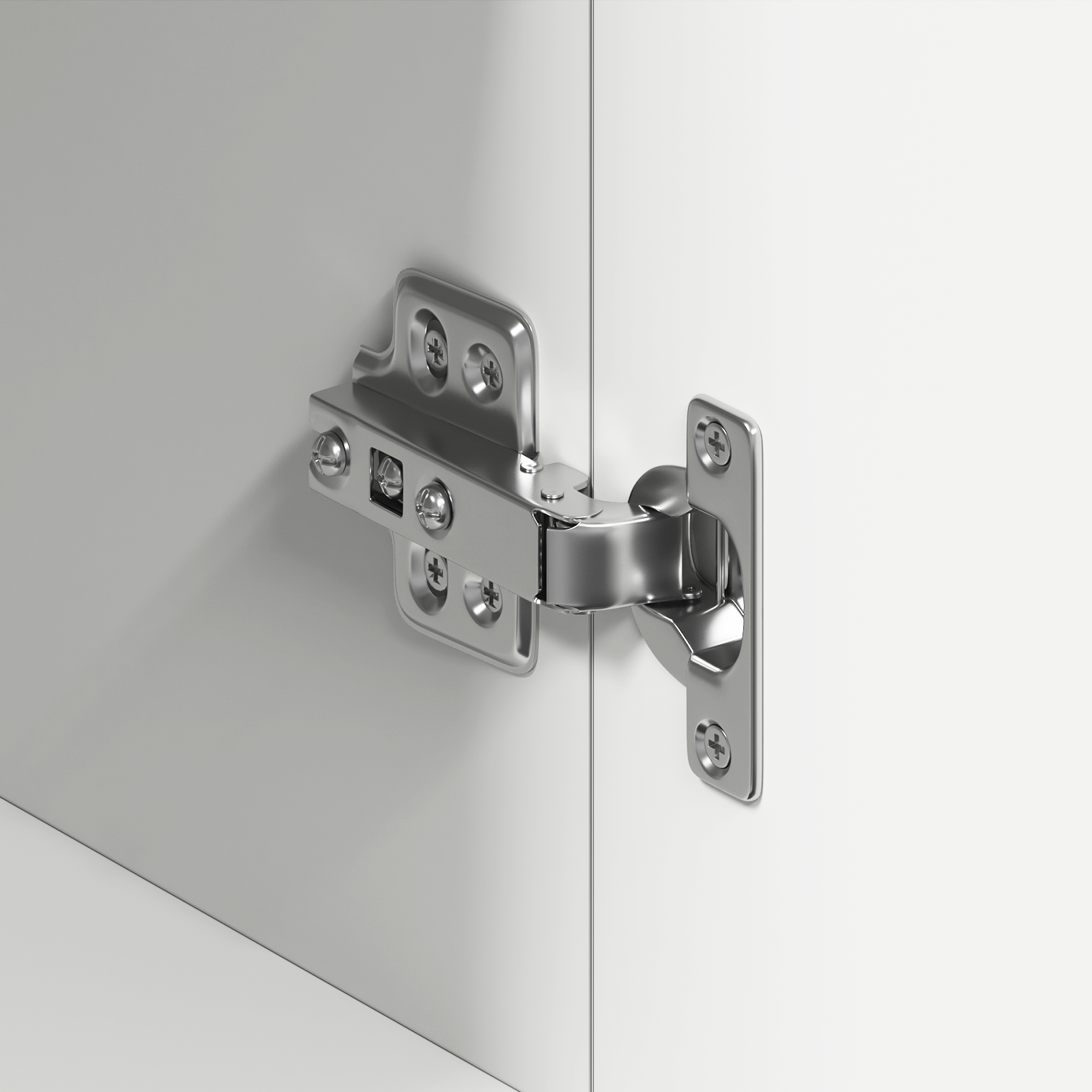 Credenza Bianca Bianca Legno 120 x 36 x 69 cm Stoccaggio