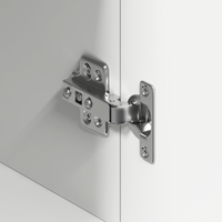 Credenza Bianca Bianca Legno 120 x 36 x 69 cm Stoccaggio