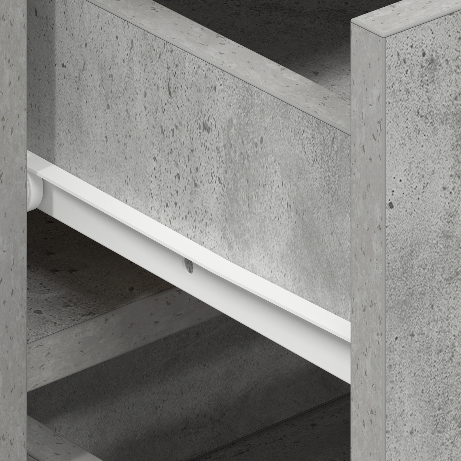 Credenza  Grigio Cemento Legno Ingegnerizzato 120 x 36 x 69 cm