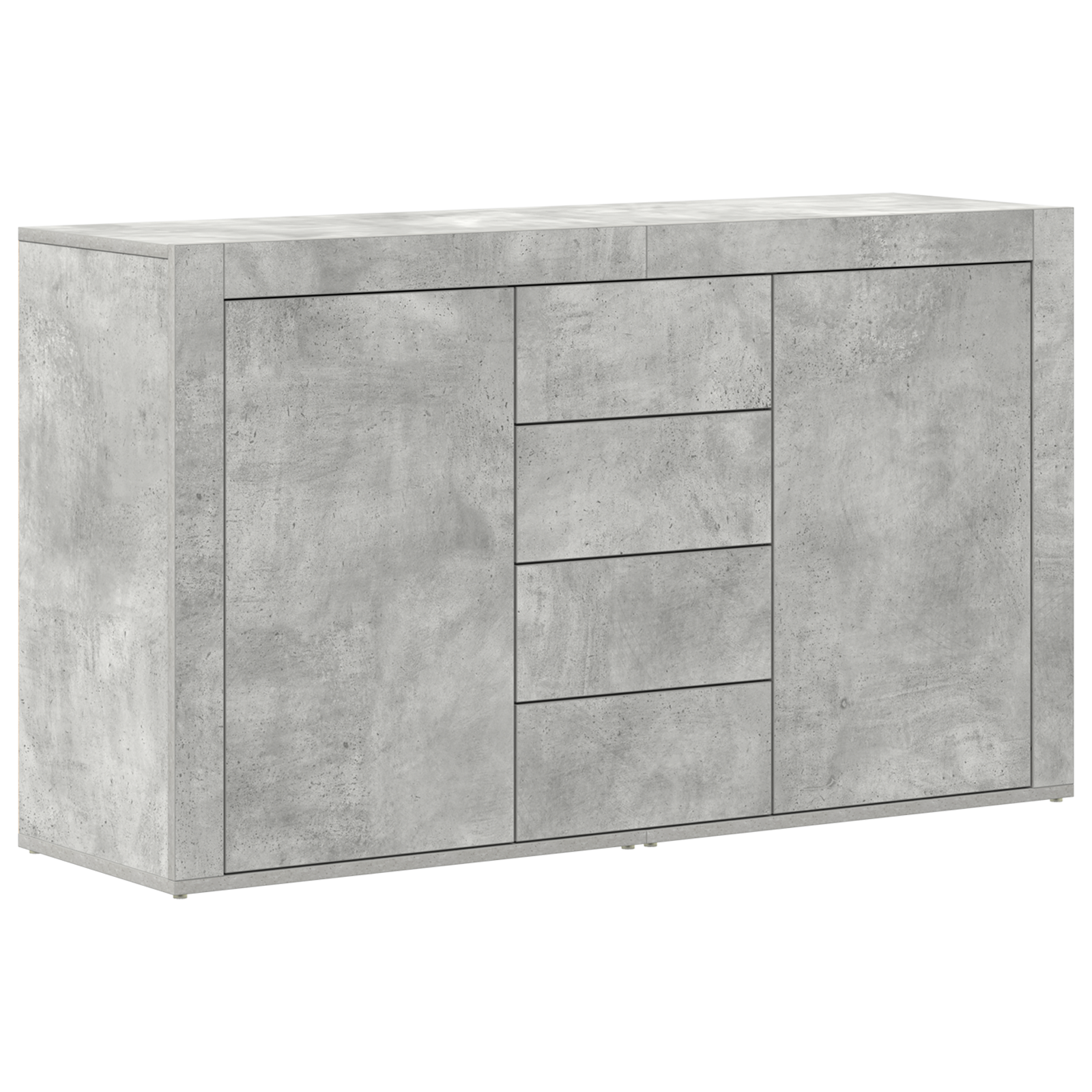 Credenza  Grigio Cemento Legno Ingegnerizzato 120 x 36 x 69 cm