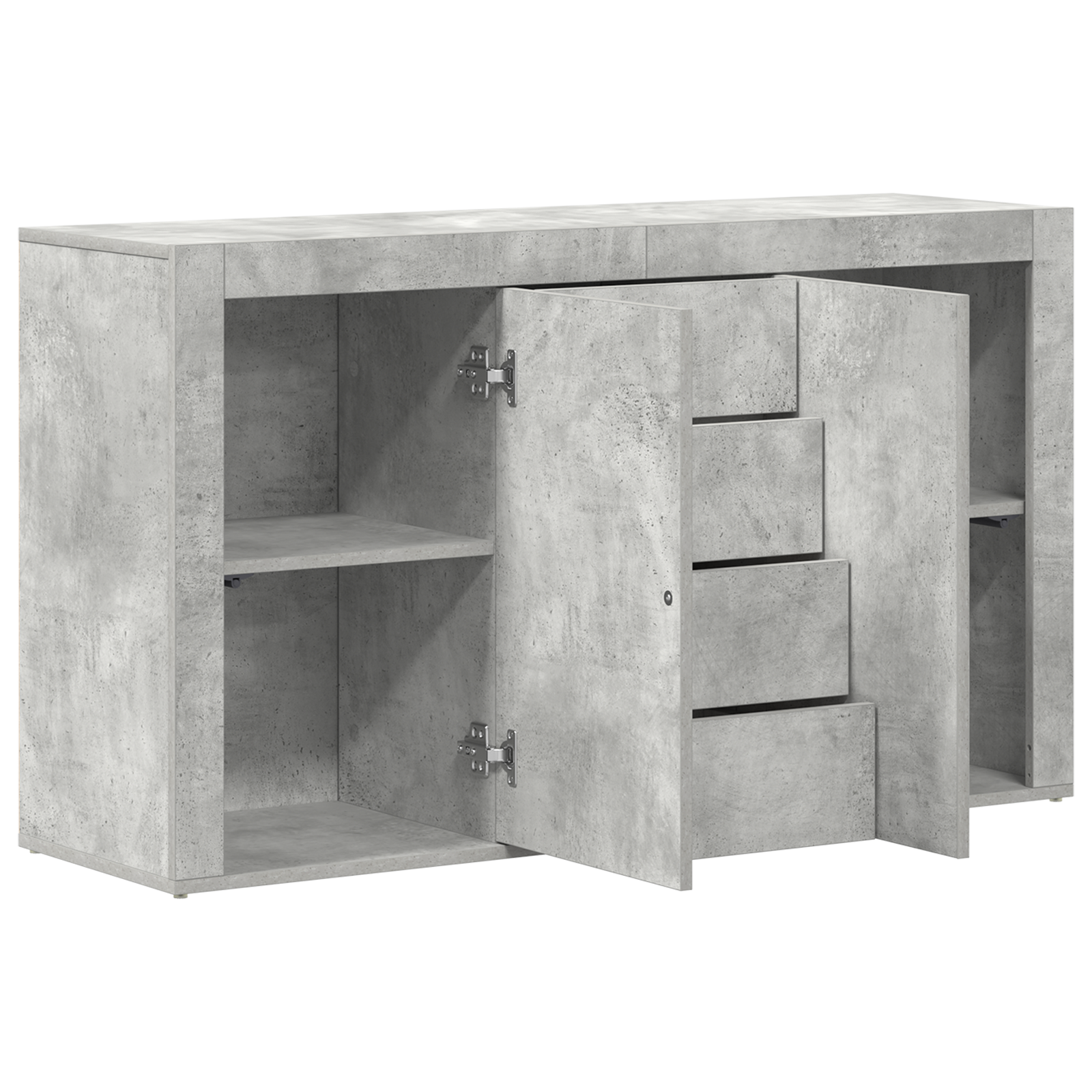 Credenza  Grigio Cemento Legno Ingegnerizzato 120 x 36 x 69 cm