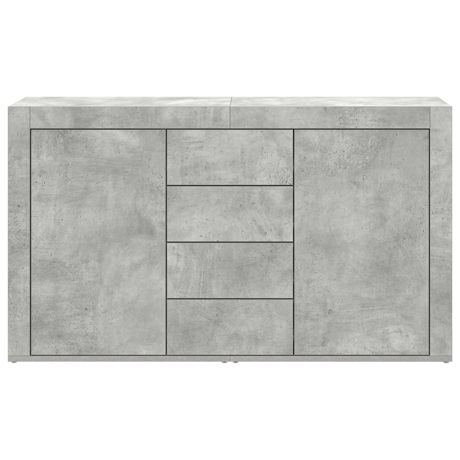 Credenza  Grigio Cemento Legno Ingegnerizzato 120 x 36 x 69 cm