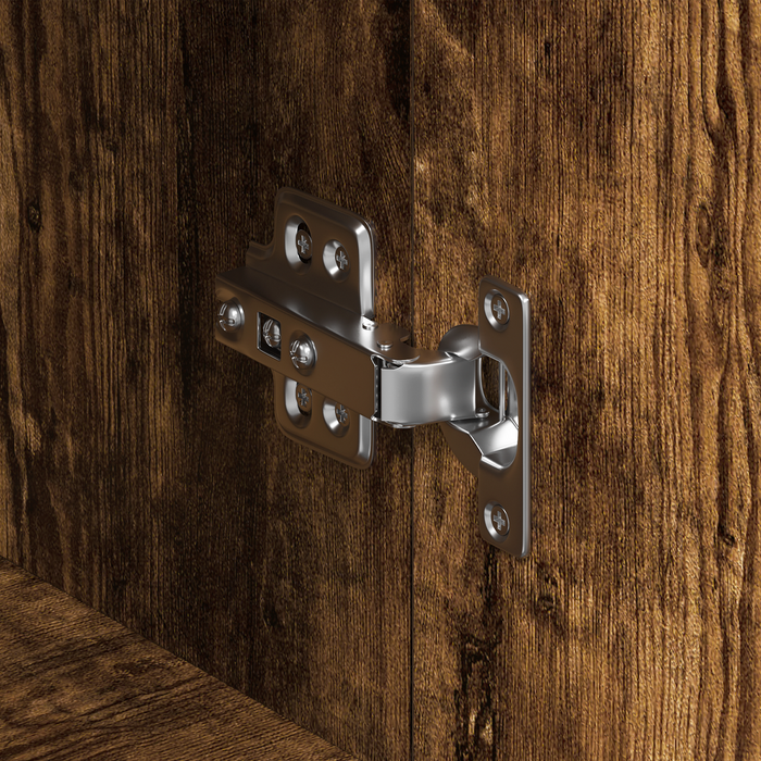 Credenza Rovere Affumicato Legno Ingegnerizzato 120 x 36 x 69 cm