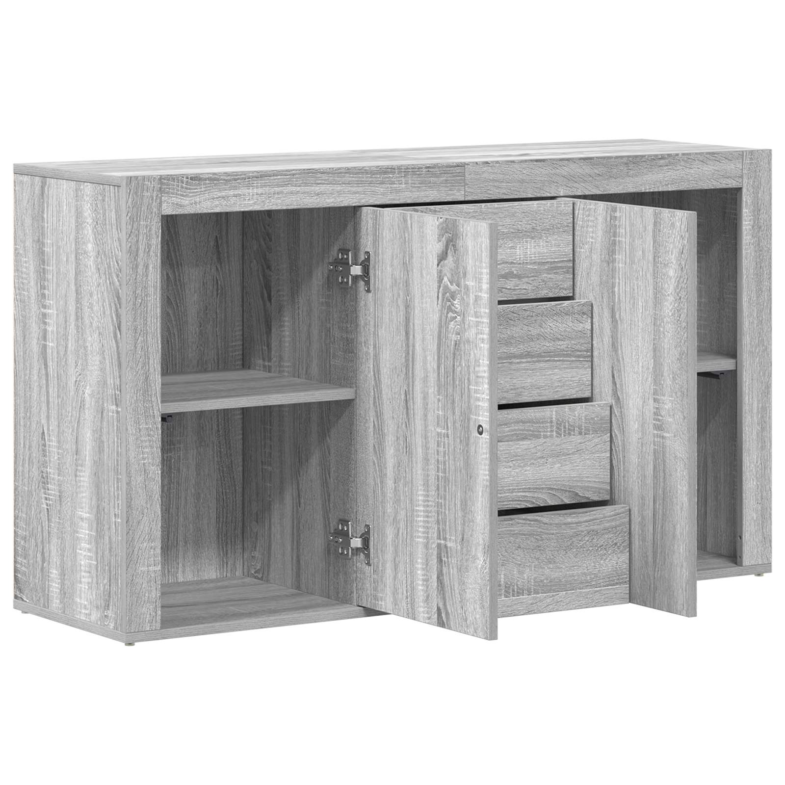Credenza Grigio sonoma Legno ingegnerizzato 120 x 36 x 69 cm