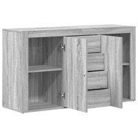 Credenza Grigio sonoma Legno ingegnerizzato 120 x 36 x 69 cm