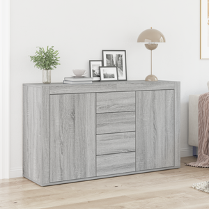 Credenza Grigio sonoma Legno ingegnerizzato 120 x 36 x 69 cm