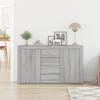 Credenza Grigio sonoma Legno ingegnerizzato 120 x 36 x 69 cm