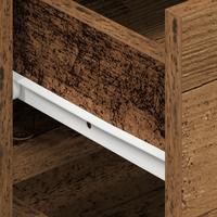 Credenza  Legno Vecchio Legno Massello di Recupero 120 x 36 x 69 cm