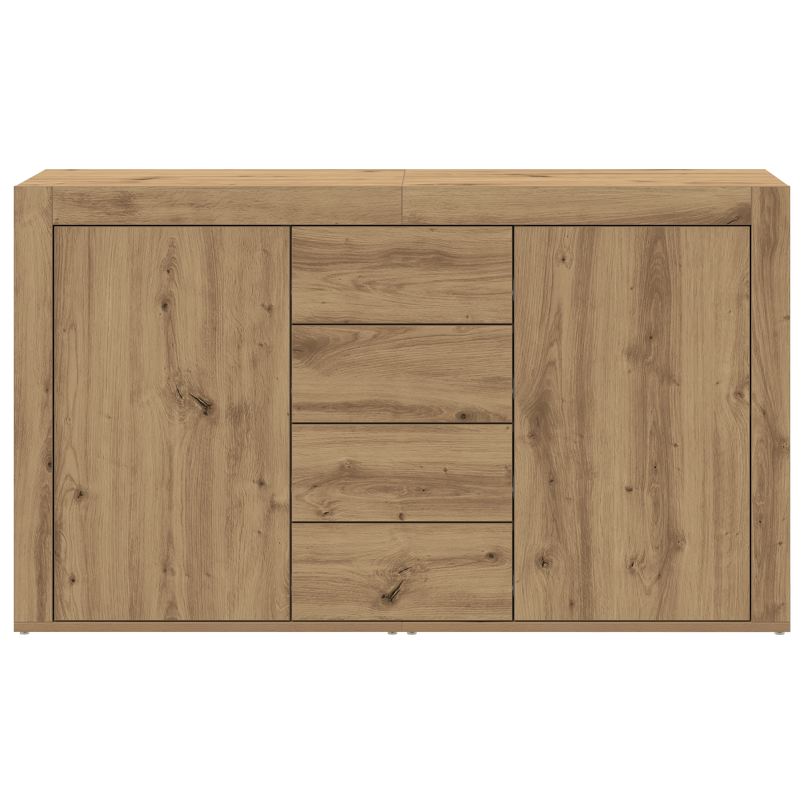 Credenza  Rovere Artigianale Legno ingegnerizzato 120 x 36 x 69 cm