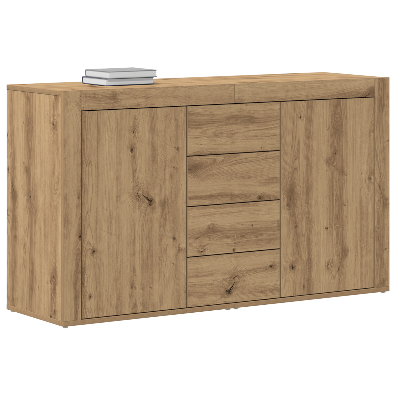 Credenza  Rovere Artigianale Legno ingegnerizzato 120 x 36 x 69 cm