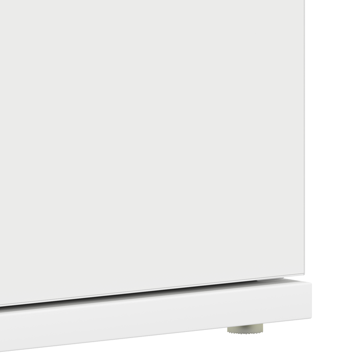 Armadio per Scarpe Bianco 80x39x180 cm Legno Ingegnerizzato