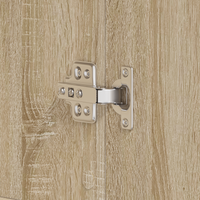 Mobile per Scarpe Quercia Sonoma 80x39x180 cm Legno Ingegnerizzato