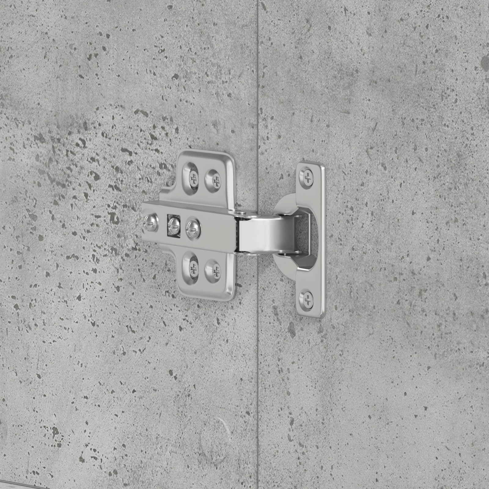 Mobile per Scarpe Grigio Cemento 80x39x180 cm Truciolare