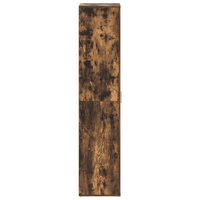 Mobile per Scarpe Rovere Affumicato 80x39x180 cm Legno Ingegnato