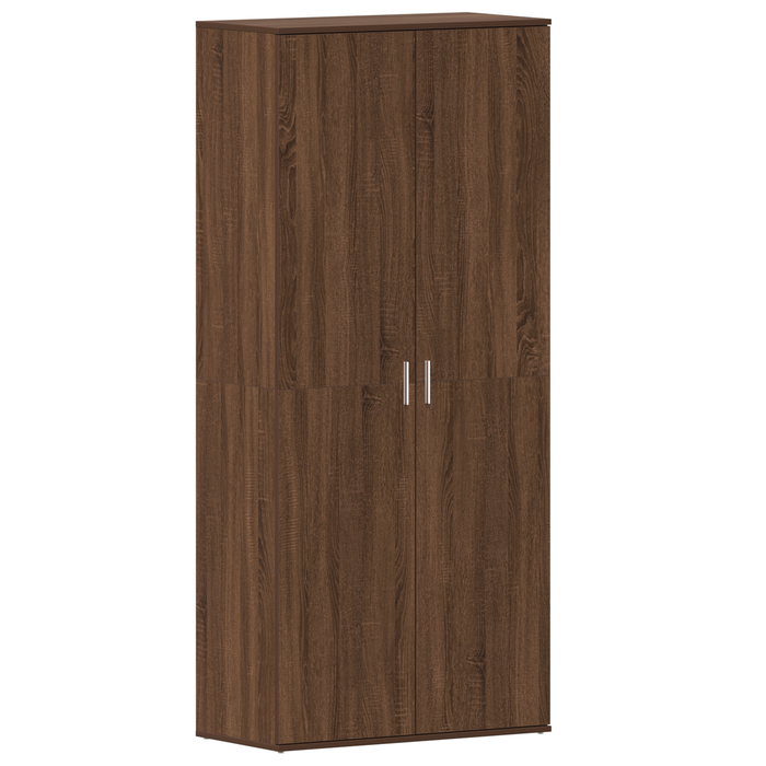 Mobile per scarpe in rovere marrone 80x39x180 cm Legno ingegnerizzato