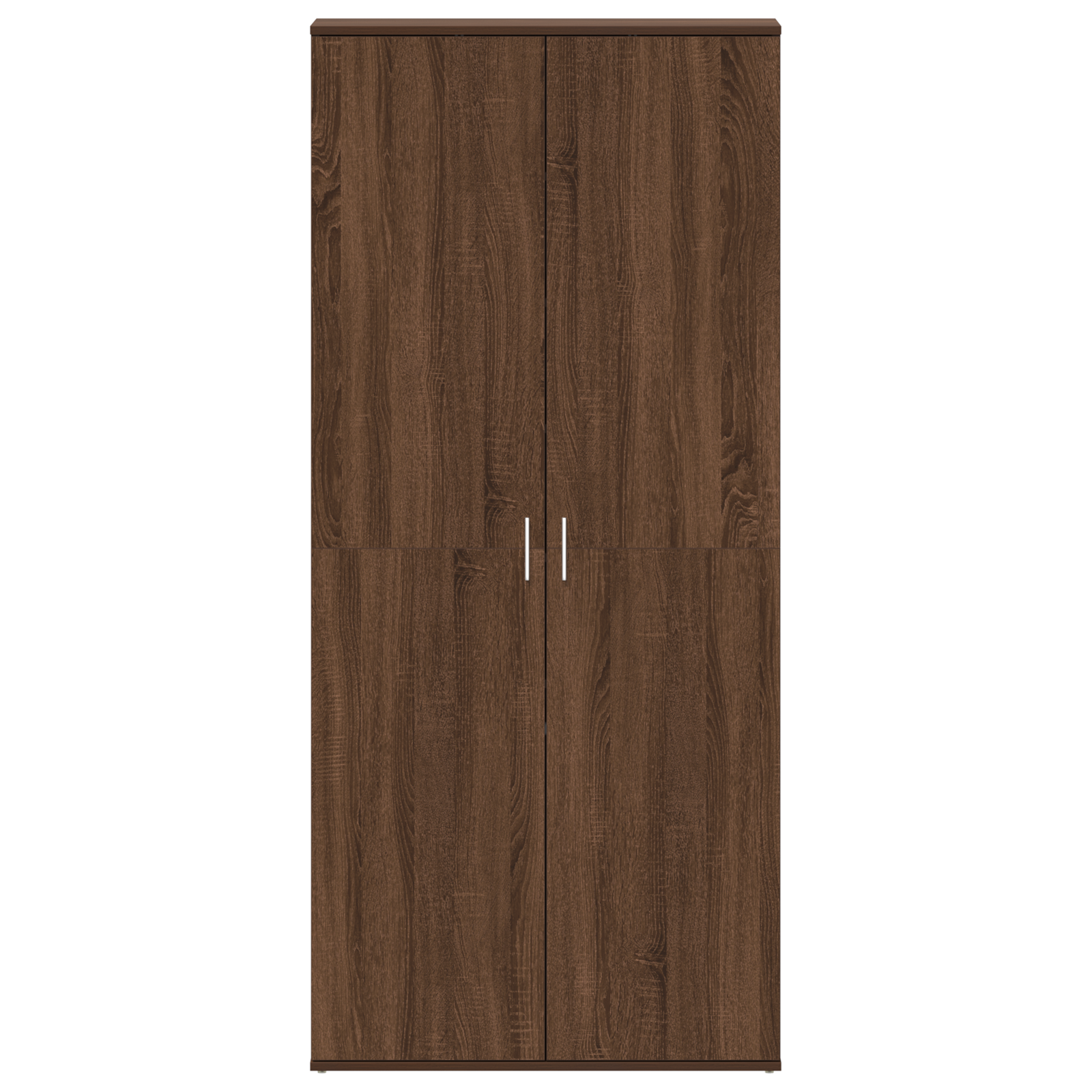 Mobile per scarpe in rovere marrone 80x39x180 cm Legno ingegnerizzato