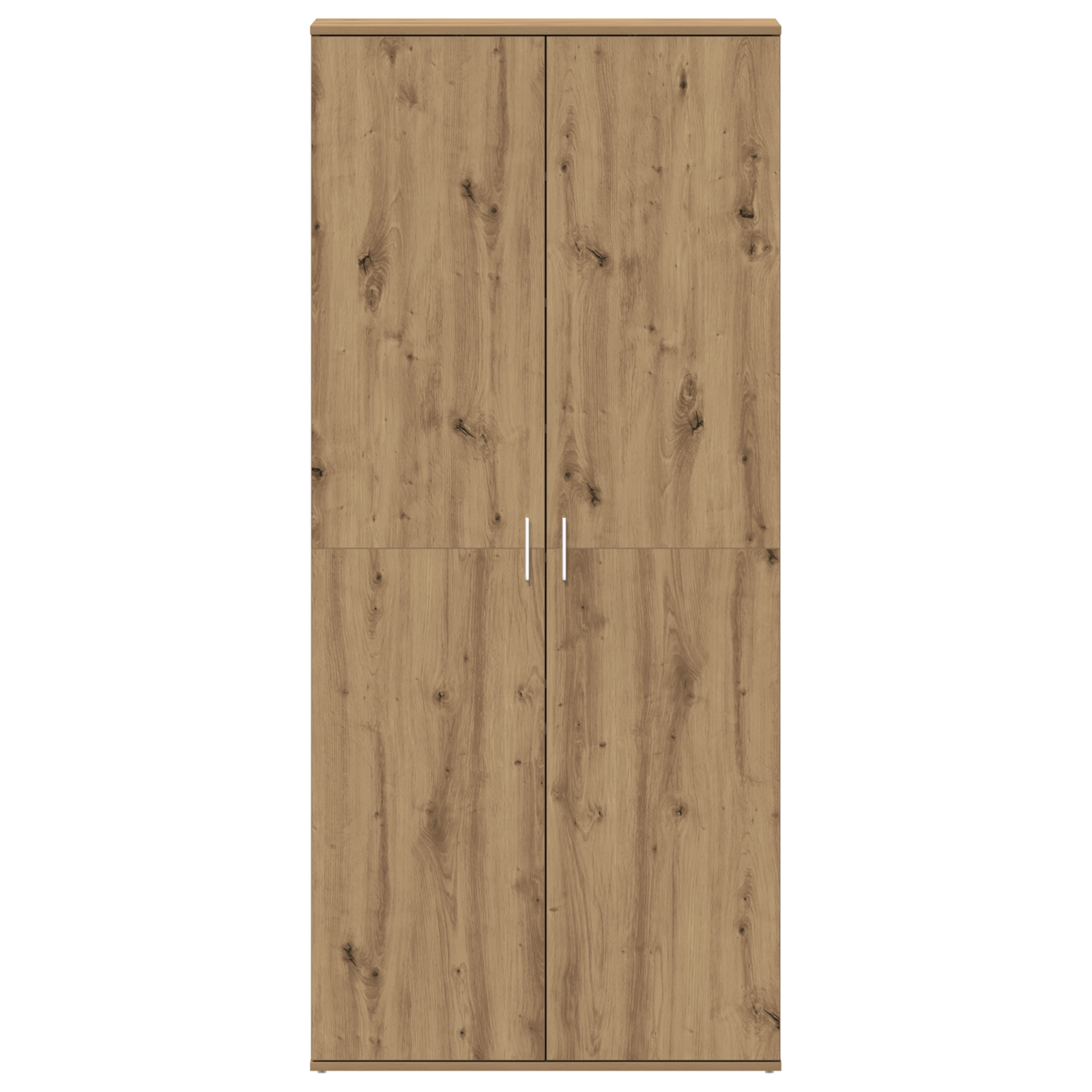 Armadio per Scarpe Rovere Artigianale 80x39x180 cm Legno Ingenerizzato