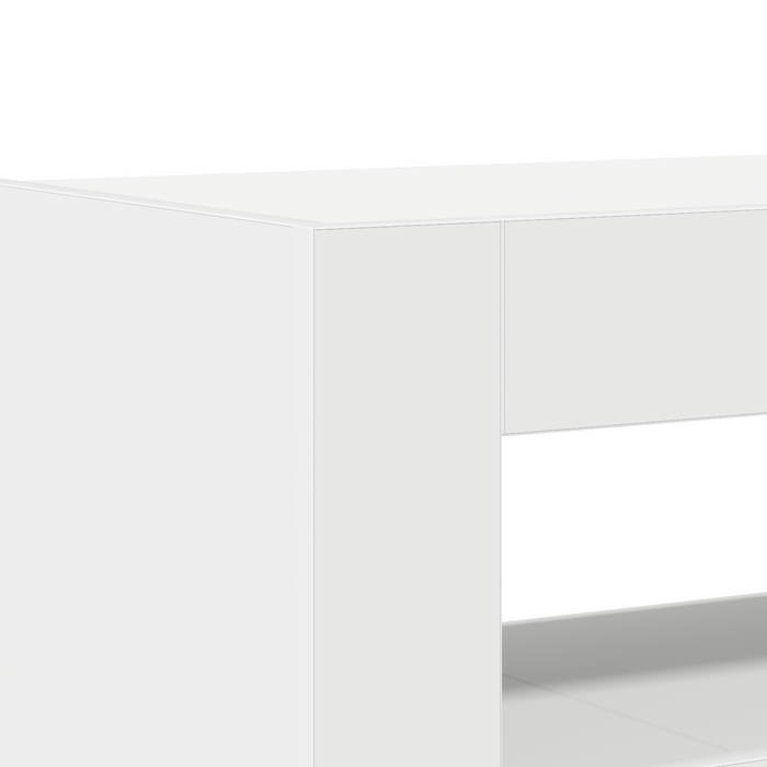 Credenza Bianca Bianca Legno ingegnerizzato 116 x 30 x 75 cm