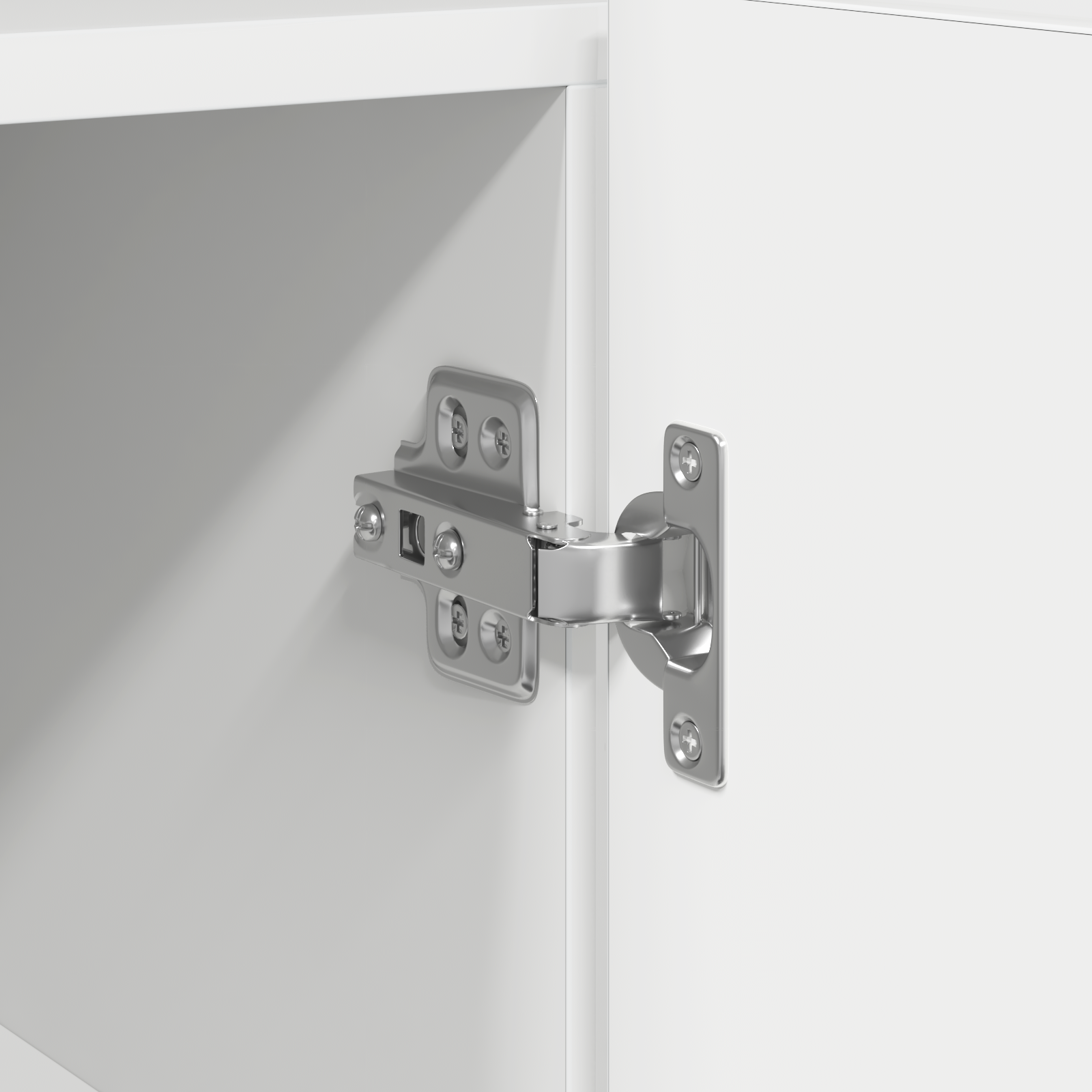 Credenza Bianca Bianca Legno ingegnerizzato 116 x 30 x 75 cm