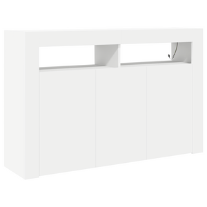 Credenza Bianca Bianca Legno ingegnerizzato 116 x 30 x 75 cm