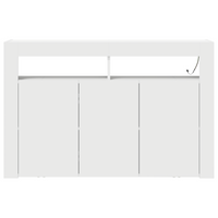 Credenza Bianca Bianca Legno ingegnerizzato 116 x 30 x 75 cm