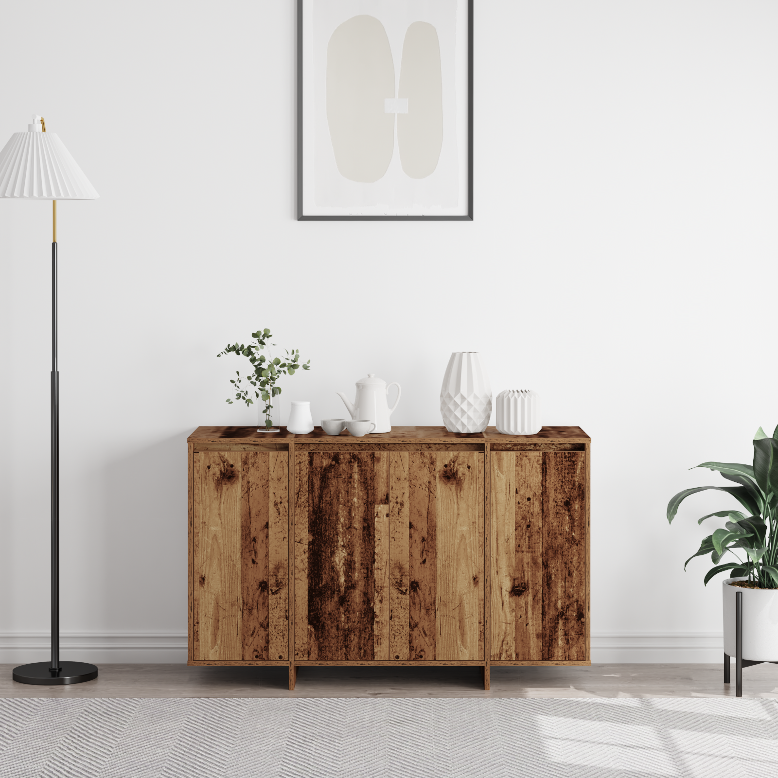Sideboard Marrone Legno Vecchio Legno 120 x 41 x 75 cm Sideboard