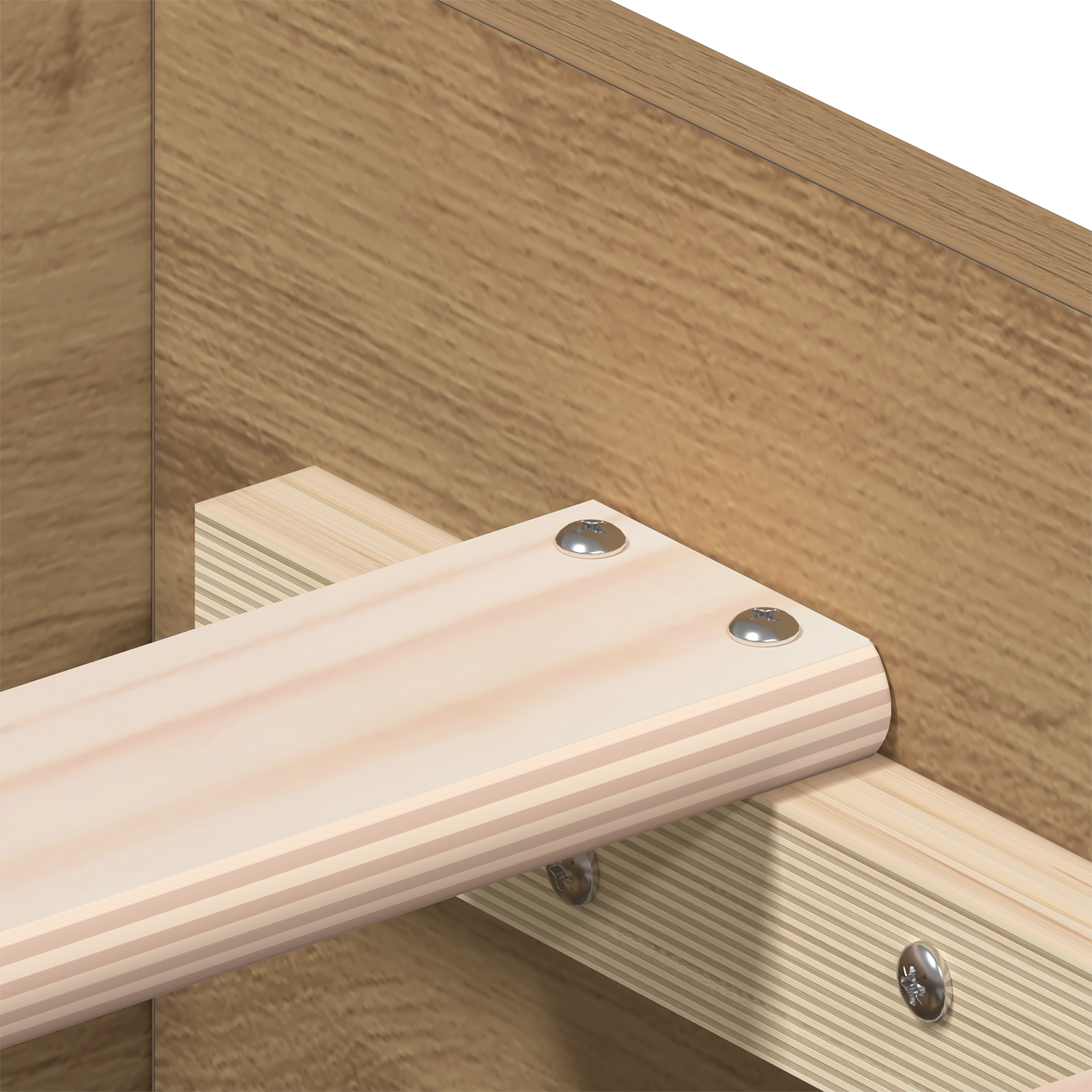 Struttura Letto Artisan Rovere 90x200 cm Legno Ingegnerizzato