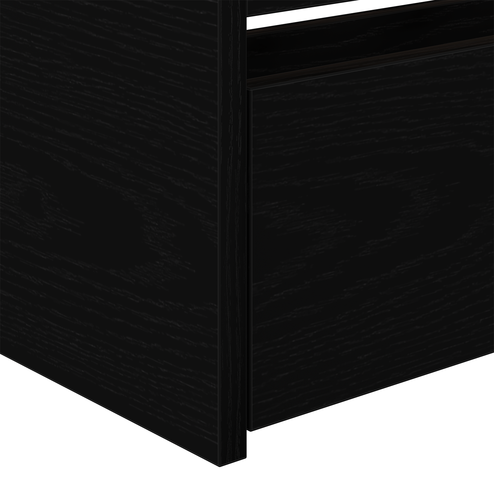 Divano letto Rovere nero Legno ingegnerizzato 90 x 190 cm