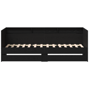 Daybed con cassetti in quercia nera Quercia nera Legno ingegnerizzato