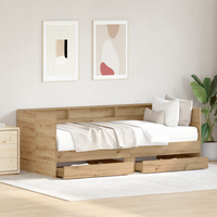 Daybed con Cassetti Rovere Artigianale Legno ingegnerizzato