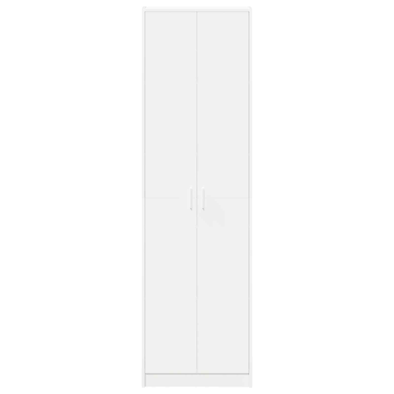 Armadio Bianco 55x25x189 cm in legno ingegnerizzato