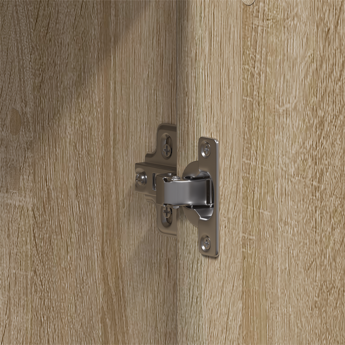Armadio Rovere Sonoma 55x25x189 cm Legno Ingegnerizzato