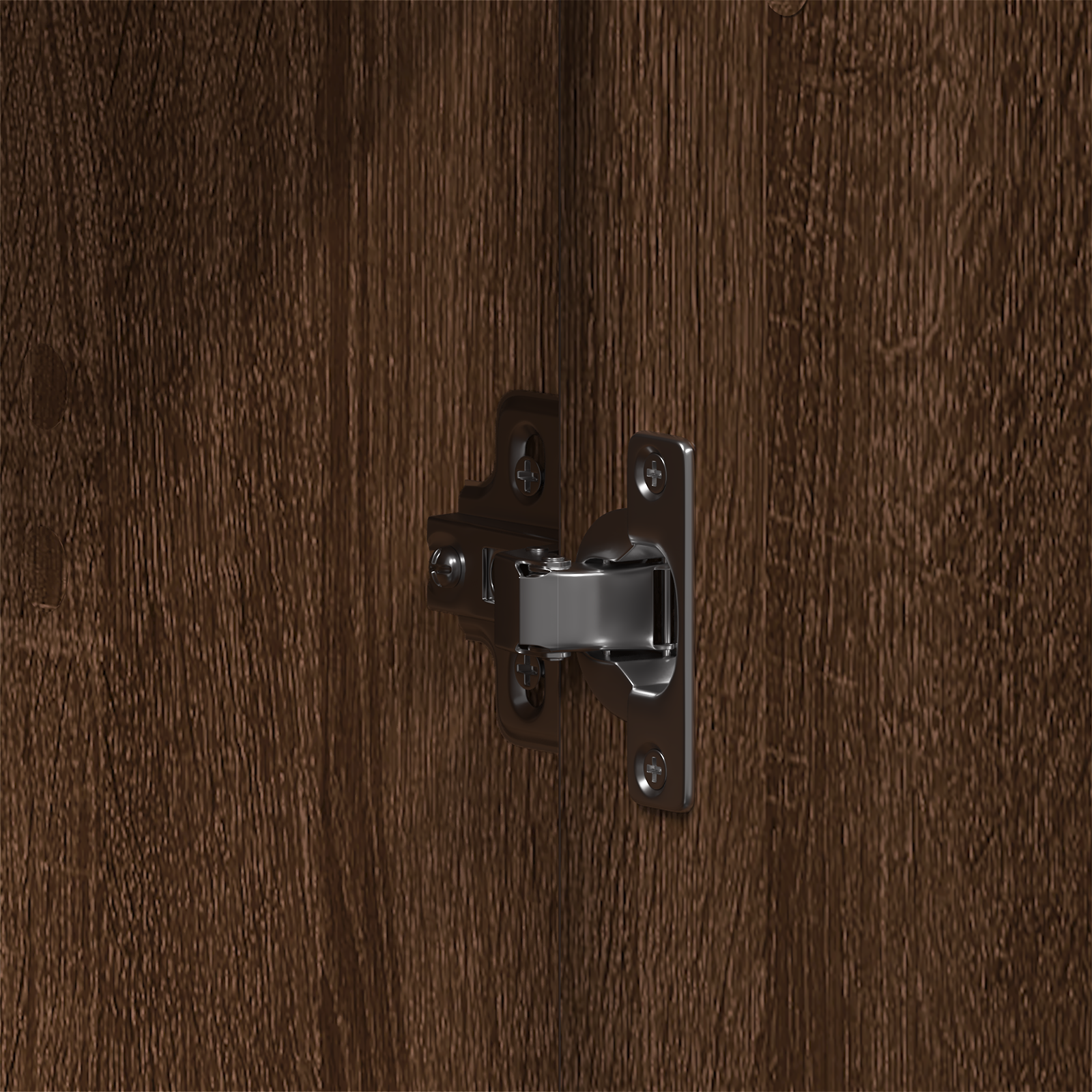 Armadio in rovere marrone 55x25x189 cm Legno ingegnerizzato