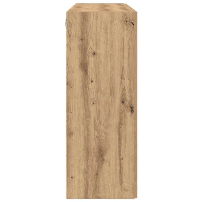 Armadi da muro 2 pezzi Rovere artigianale 69,5x34x90 cm Legno ingegnerizzato