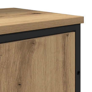 Set di mobili per bagno 2 pezzi in legno ingegnerizzato rovere artisan