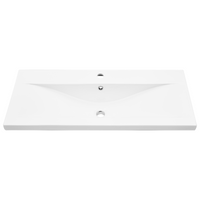 Set di Mobili per Bagno 5 Pezzi Rovere Nero Legno Ingegnerizzato