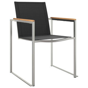 Sedia da pranzo 2 pcs Grigia 60x56x85 cm Legno massello di acacia