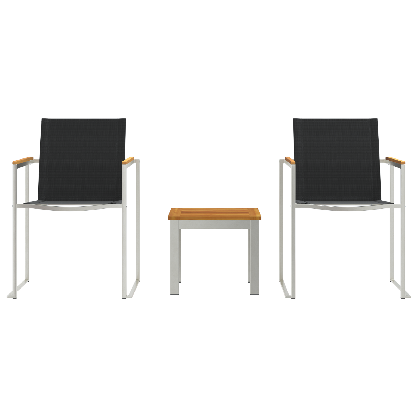 Sedia da pranzo 2 pcs Grigia 60x56x85 cm Legno massello di acacia