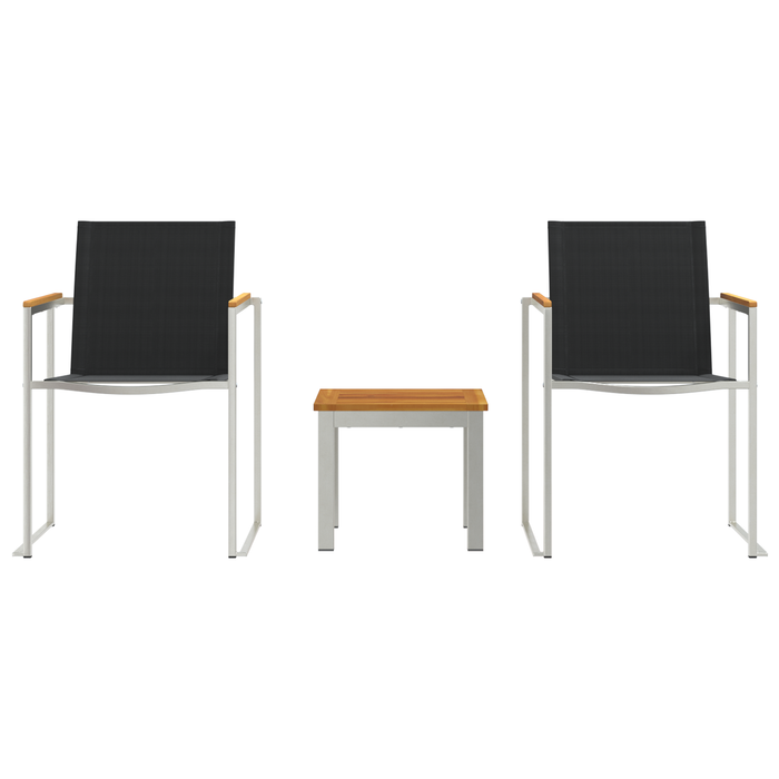 Sedia da pranzo 2 pcs Grigia 60x56x85 cm Legno massello di acacia