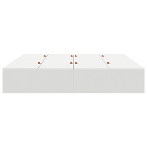 Struttura Letto con Contenitore Bianca 200x200 cm