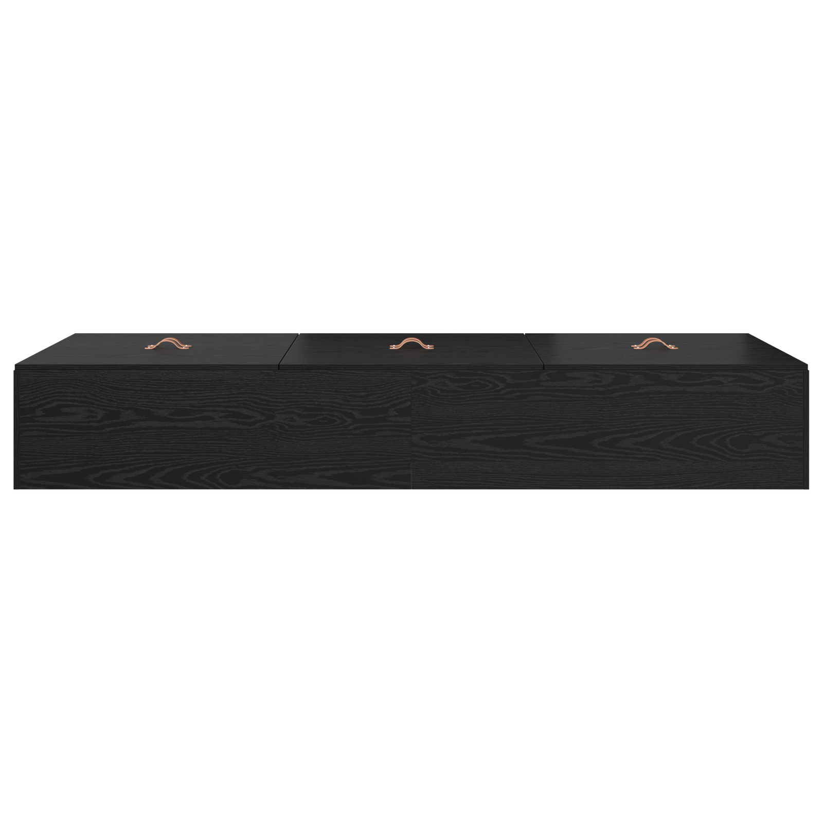 Rete contenitore  Nero Rovere 90x190 cm