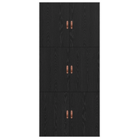 Rete contenitore  Nero Rovere 90x190 cm