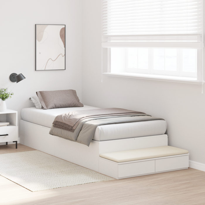 Struttura Letto con Contenitore Bianca 90x200 cm