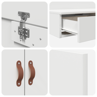 Struttura Letto con Contenitore Bianca 200x200 cm