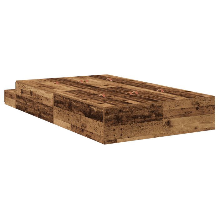 Struttura letto legno antico 120x200 cm
