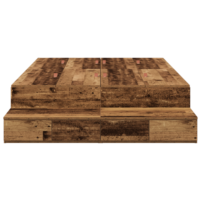 Struttura letto legno antico 120x200 cm