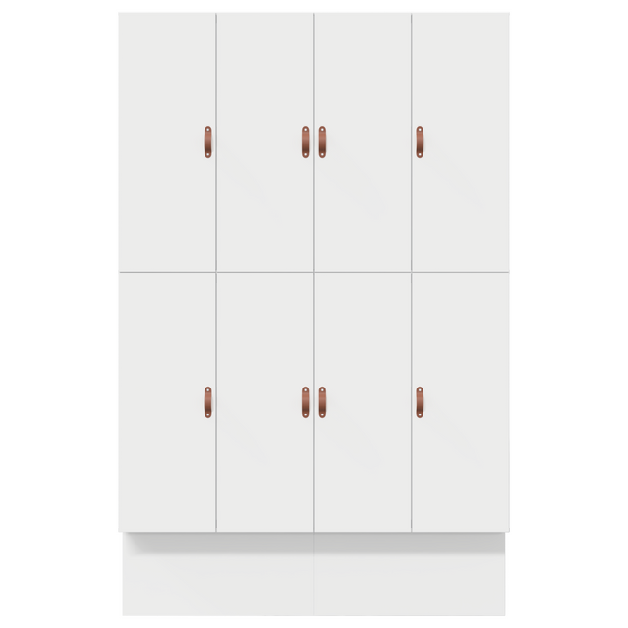 Struttura letto con contenitore bianco 150x200 cm