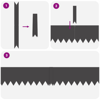 bordature per prato  50 pz Nero 100x0,5x20 cm Acciaio